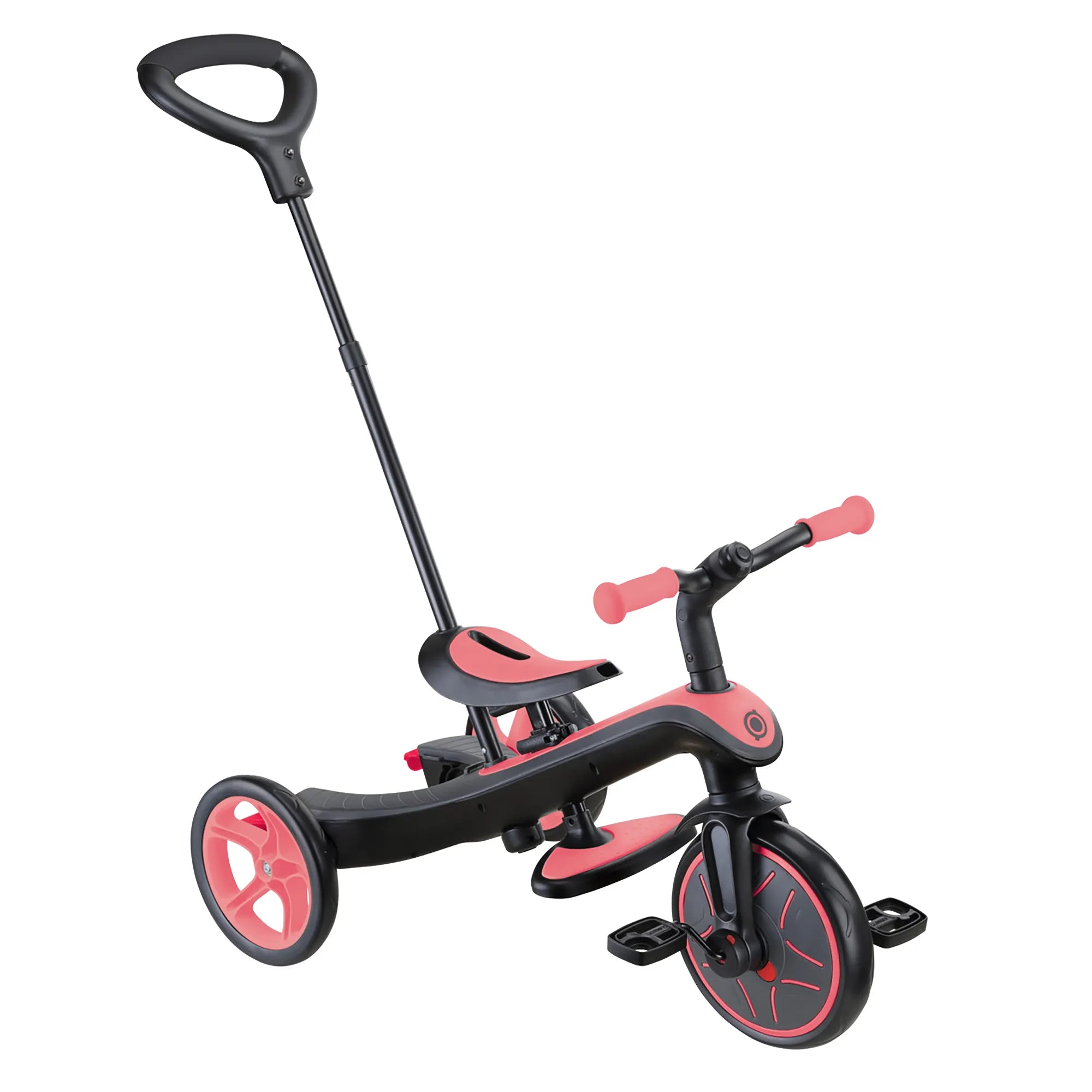 Globber Explorer Trike 4-in-1 - Coral Pink - Award-Winning Fun *New Model* - Ages 10m-5yrs