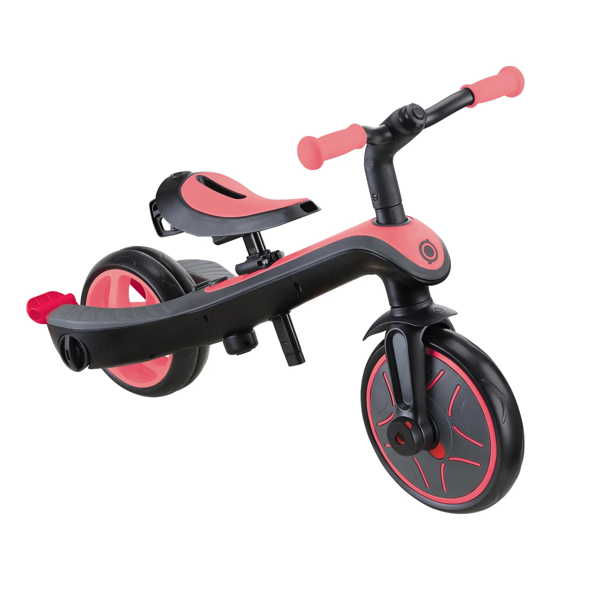 Globber Explorer Trike 4-in-1 - Coral Pink - Award-Winning Fun *New Model* - Ages 10m-5yrs