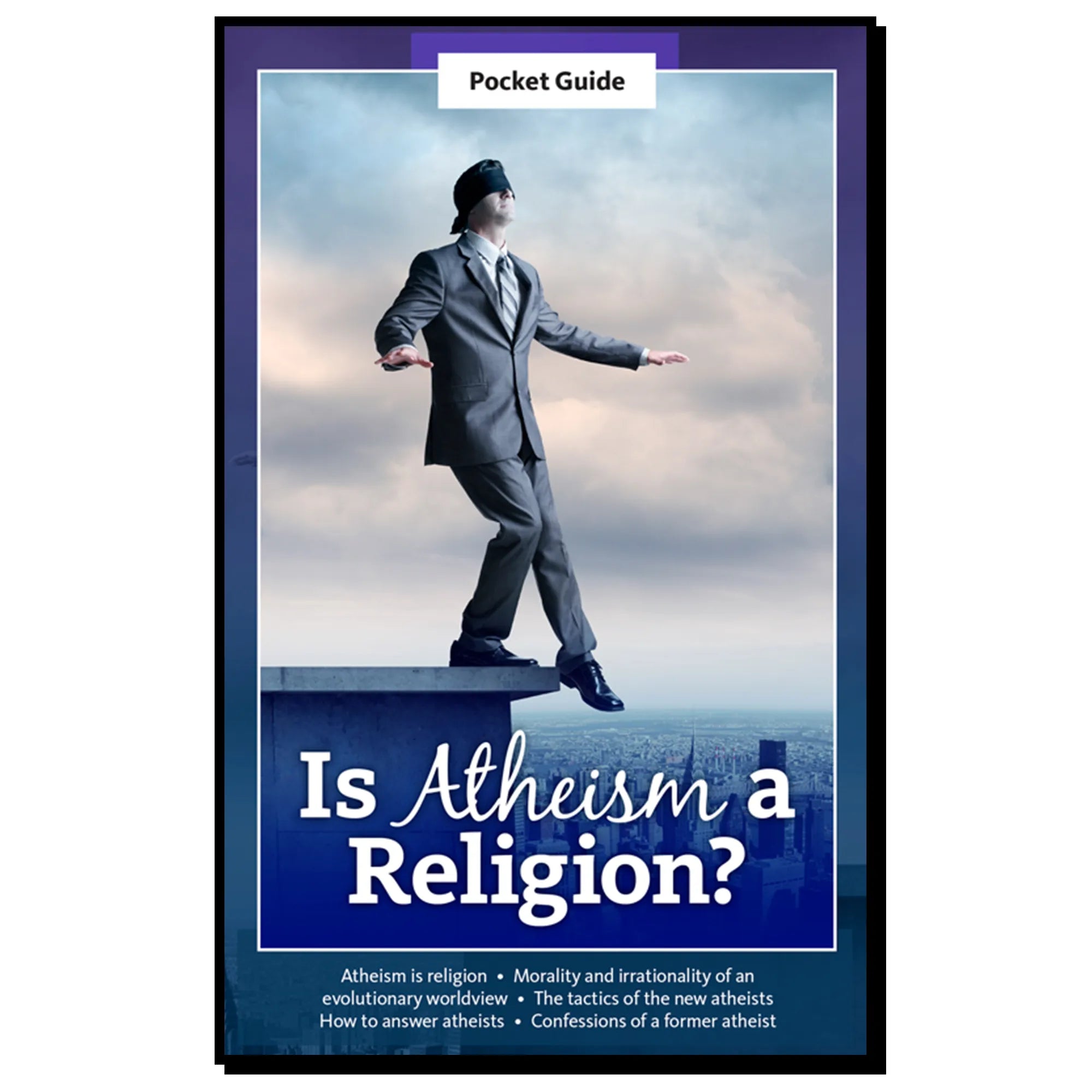 Is Atheism a Religion, The Irrationality of an Evolutionary Worldview, Cover Image, Answers in Genesis.