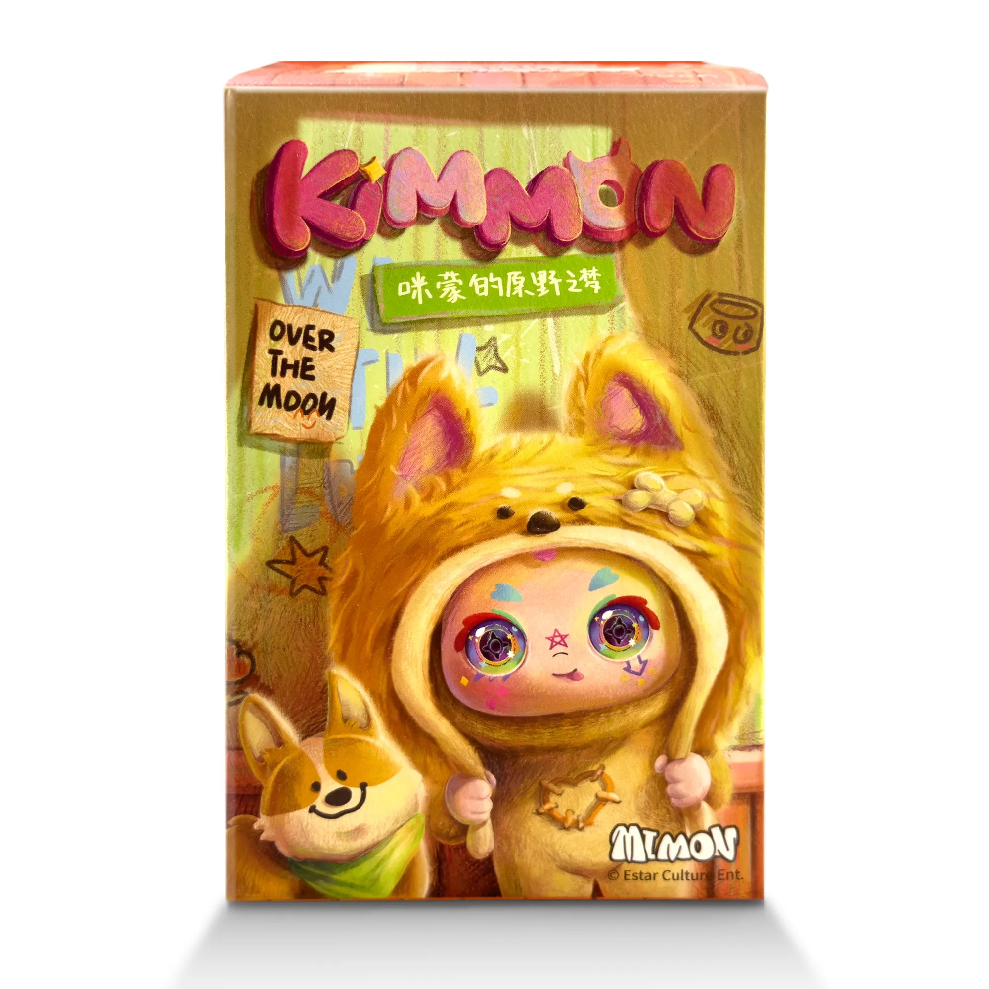 Kimmon Over The Moon front view of the blind box packaging on a white background.