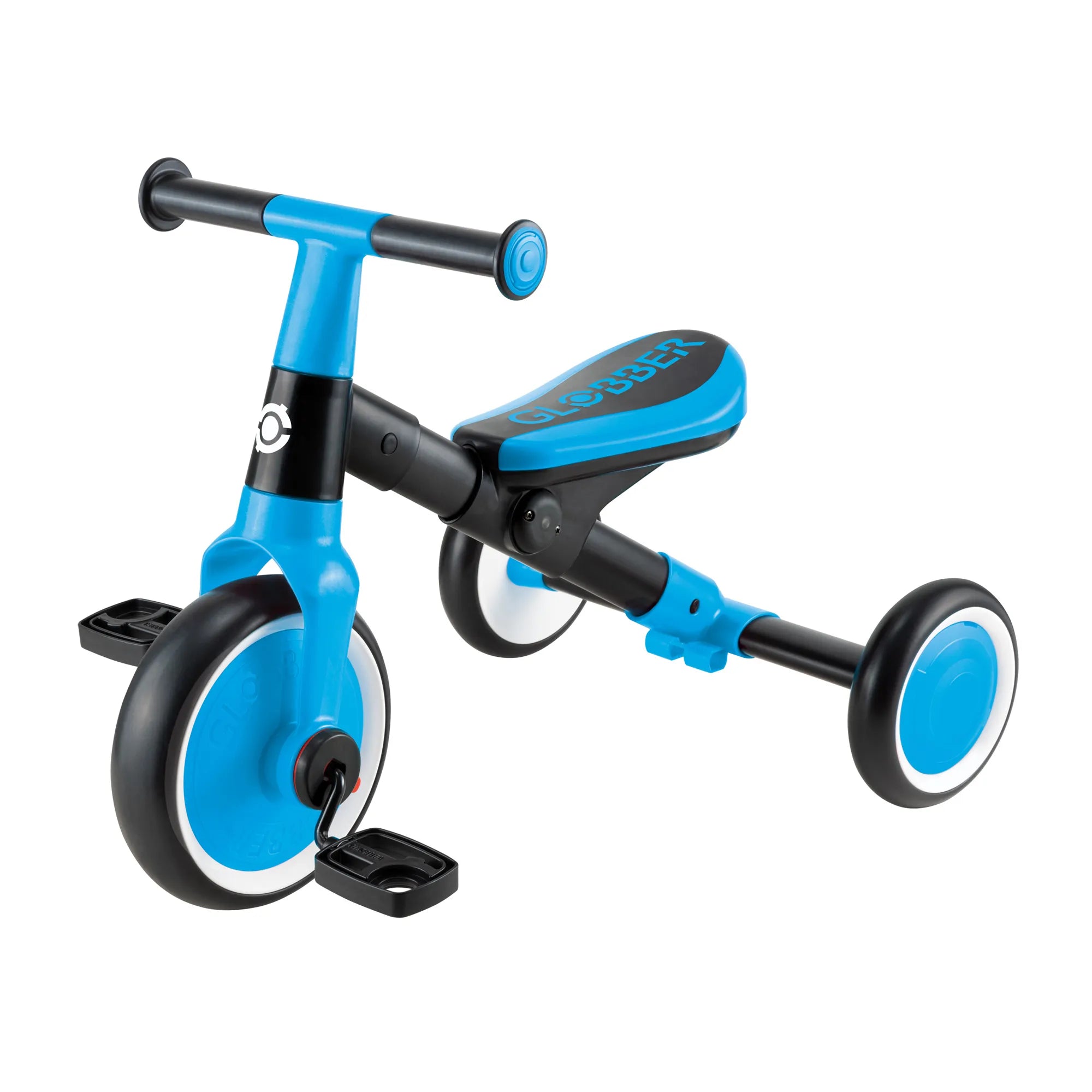 Globber Learning Trike 2-in-1 - Sky Blue - Ages 12m-3yrs - Brown's Hobby & Game