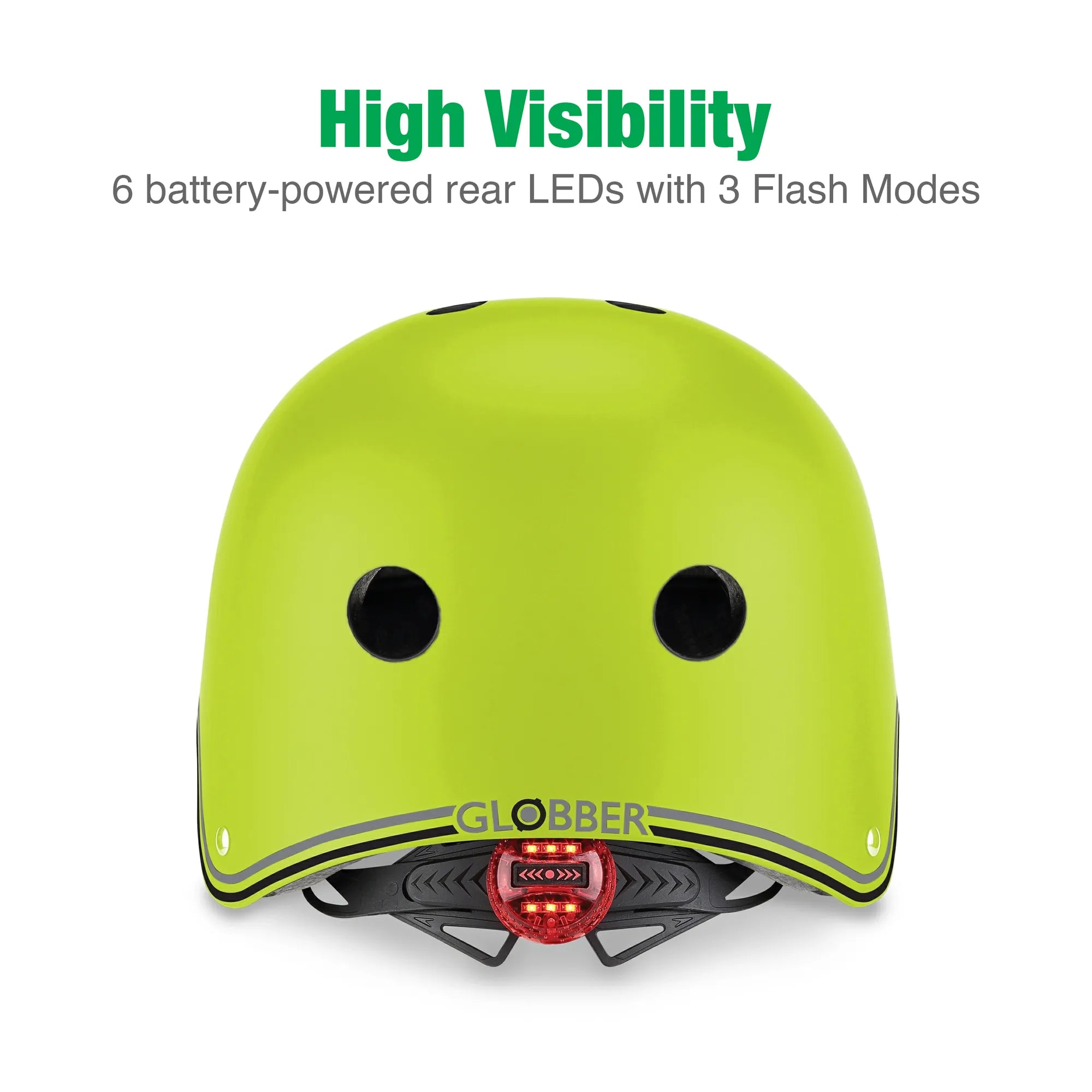 Globber Primo Helmet For Kids - Lime Green - Bikes & Scooters - Size XS-S - 48-53 cm Head Size - Brown's Hobby & Game