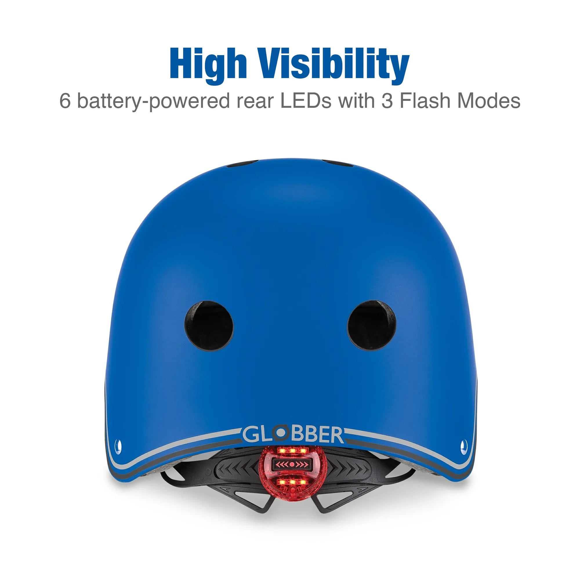 Globber Primo Helmet For Kids - Navy Blue - Bikes & Scooters - Size XS-S - 48-53 cm Head Size - Brown's Hobby & Game