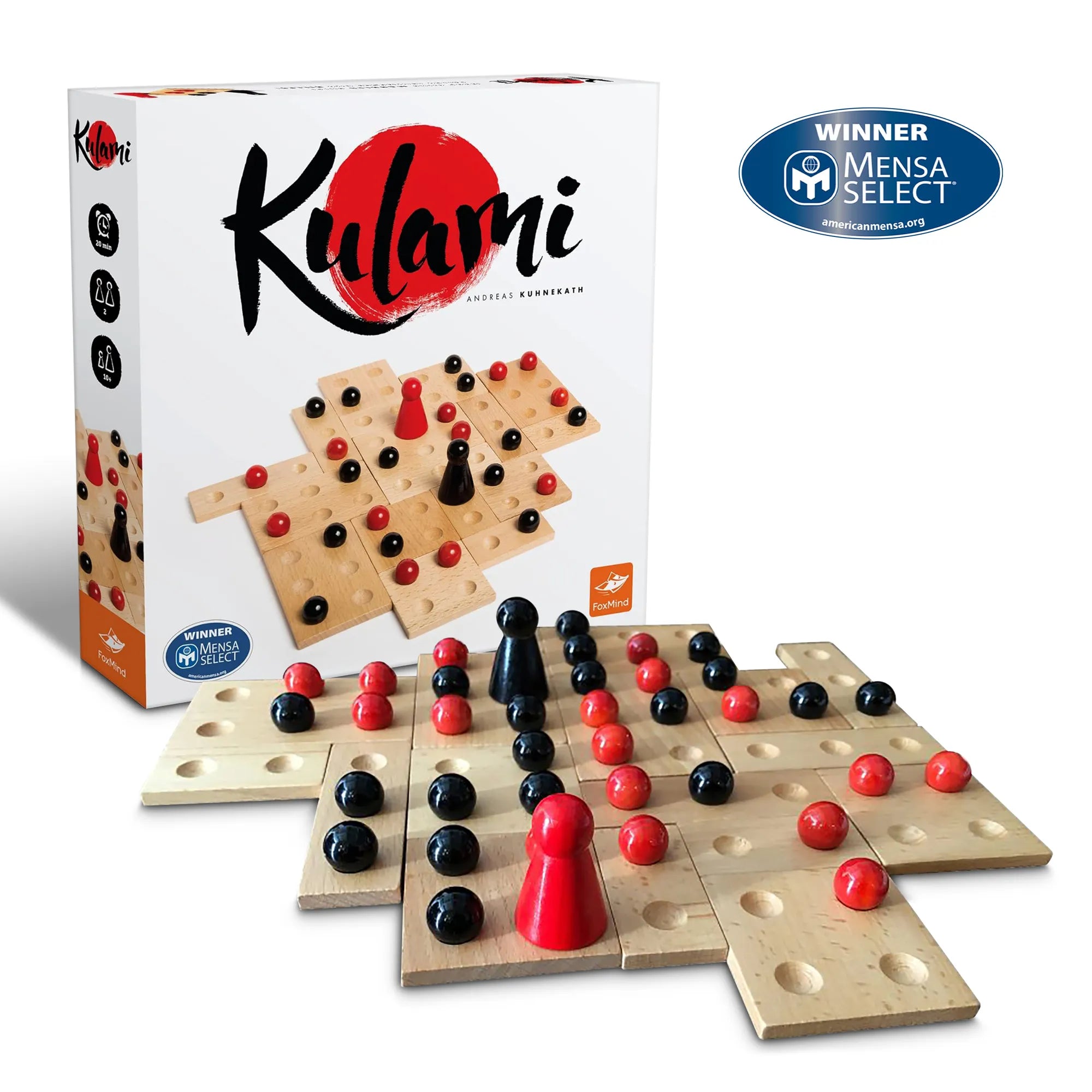 Kulami - Mensa Winning Strategy Game for Sharp Minds - Age 9+ - Brown's Hobby & Game