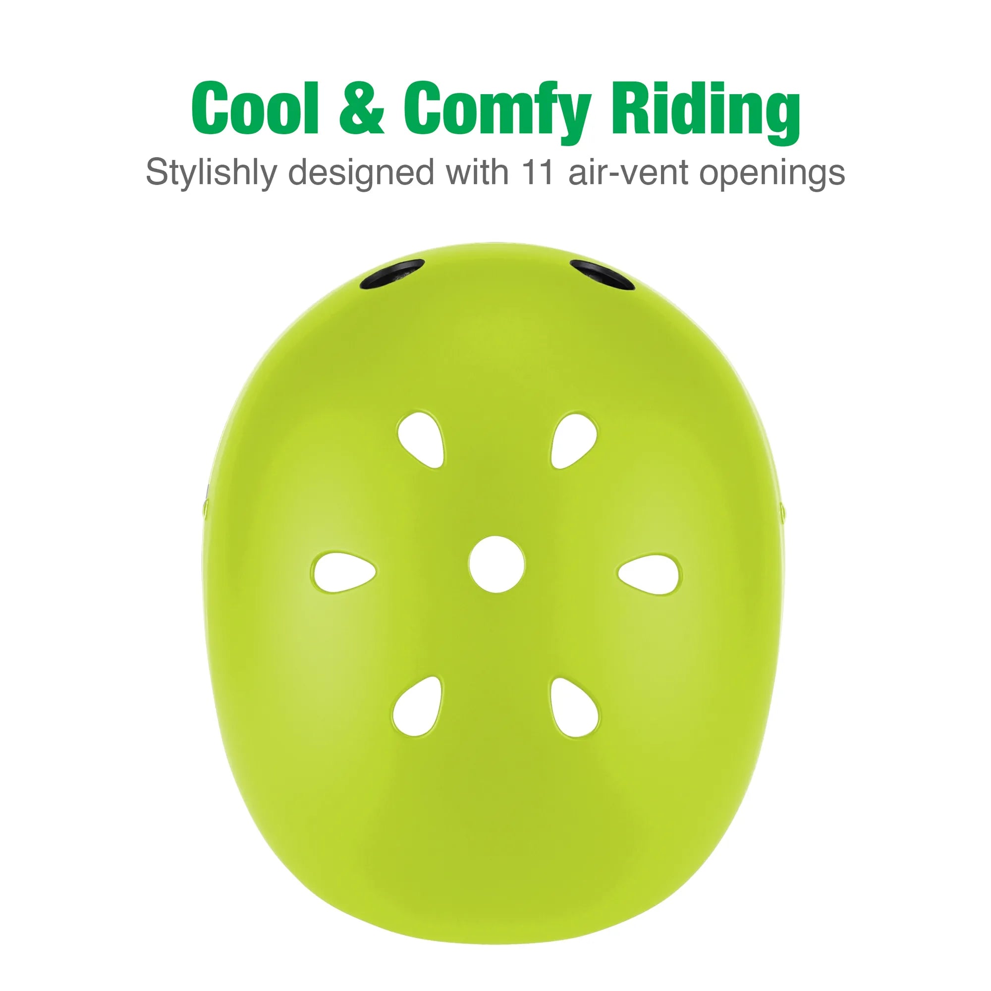 Globber Primo Helmet For Kids - Lime Green - Bikes & Scooters - Size XS-S - 48-53 cm Head Size - Brown's Hobby & Game