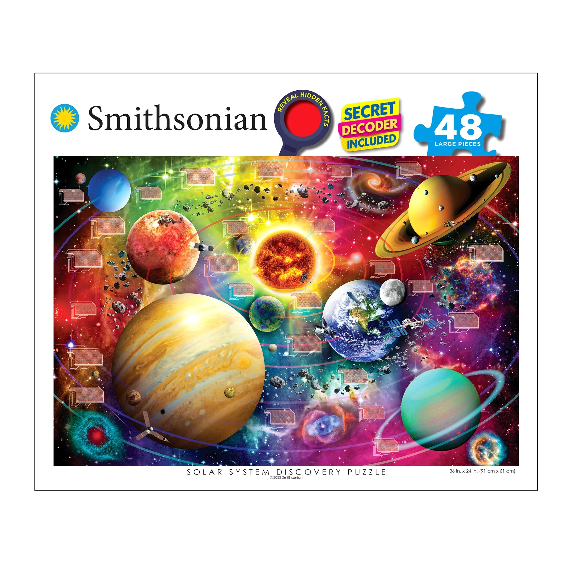 Smithsonian Solar System Discovery Puzzle - Ages 6+ - Brown's Hobby & Game