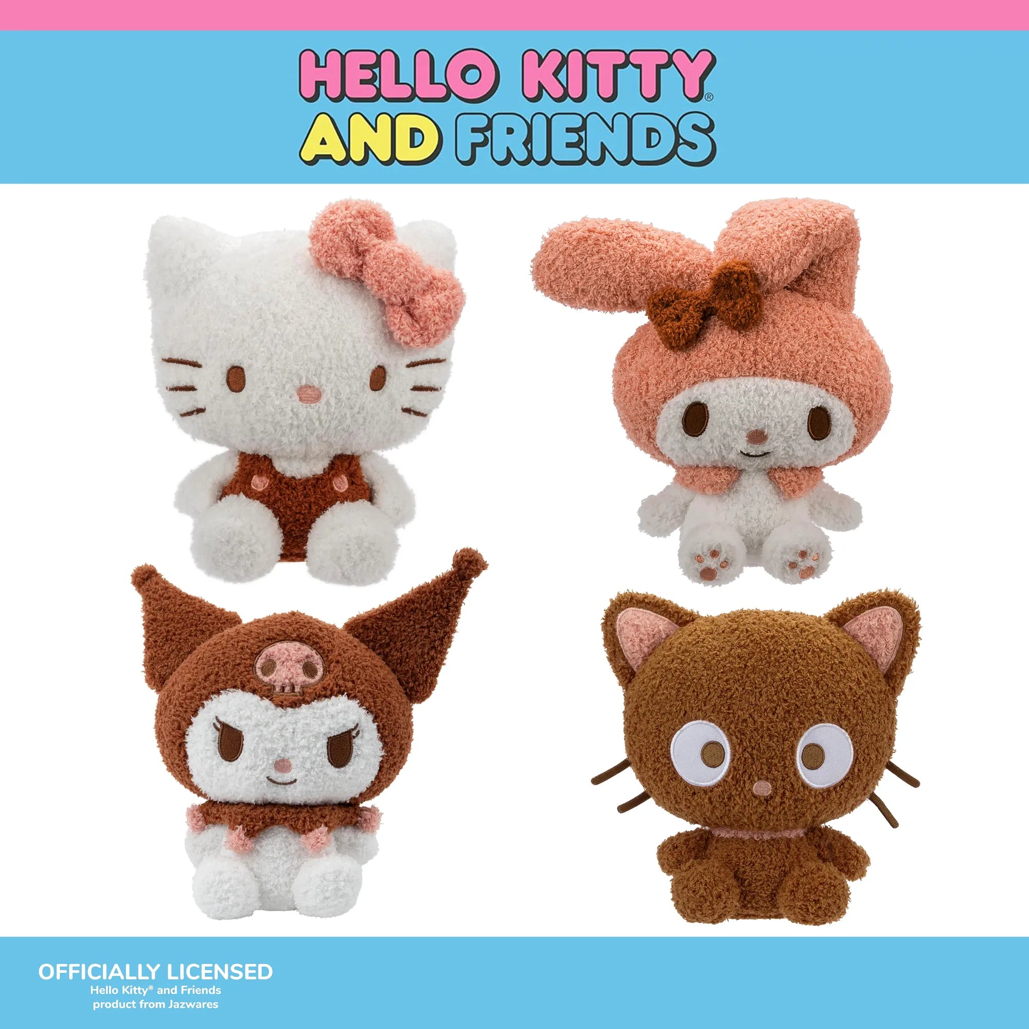 Hello Kitty and Friends - Hello Kitty 8 inch Premier Velveteen Select Series Plush Collectibles - Ages 6 to Adult