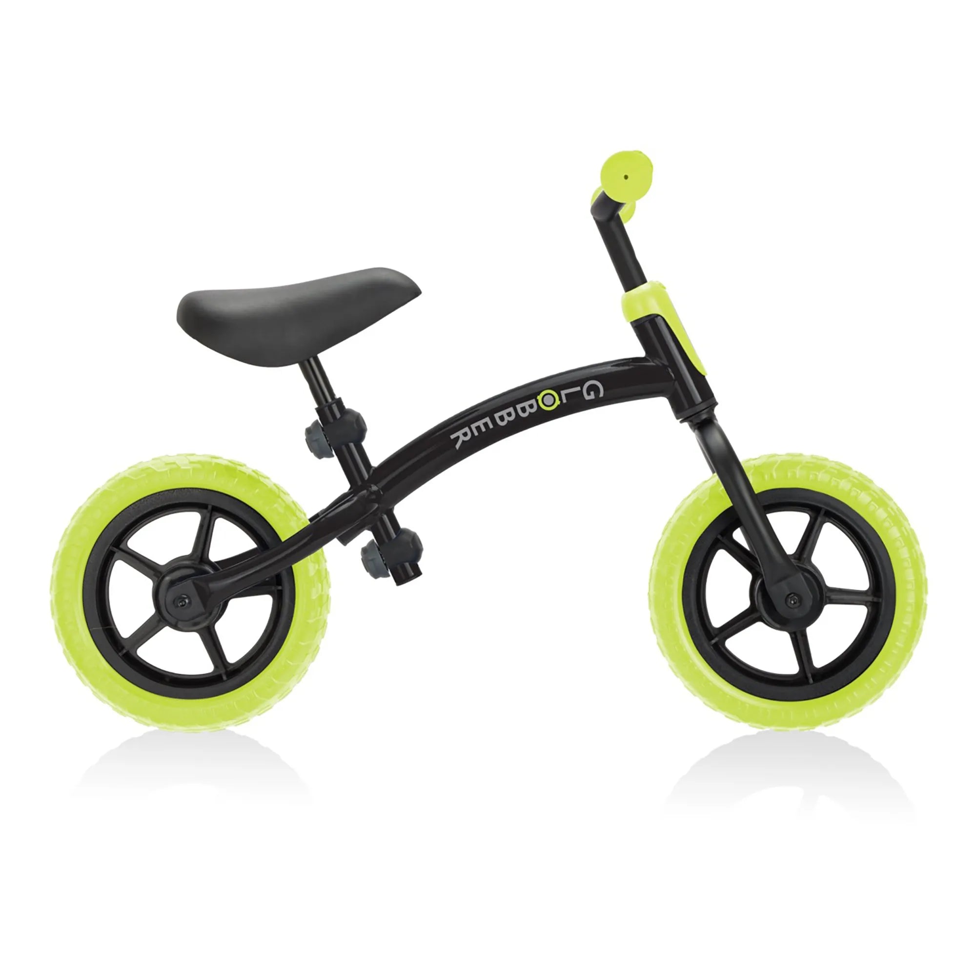 Globber Go Bike Balance Bike - Lime Green - 'New Model' - Ages 2-5 yrs - Brown's Hobby & Game