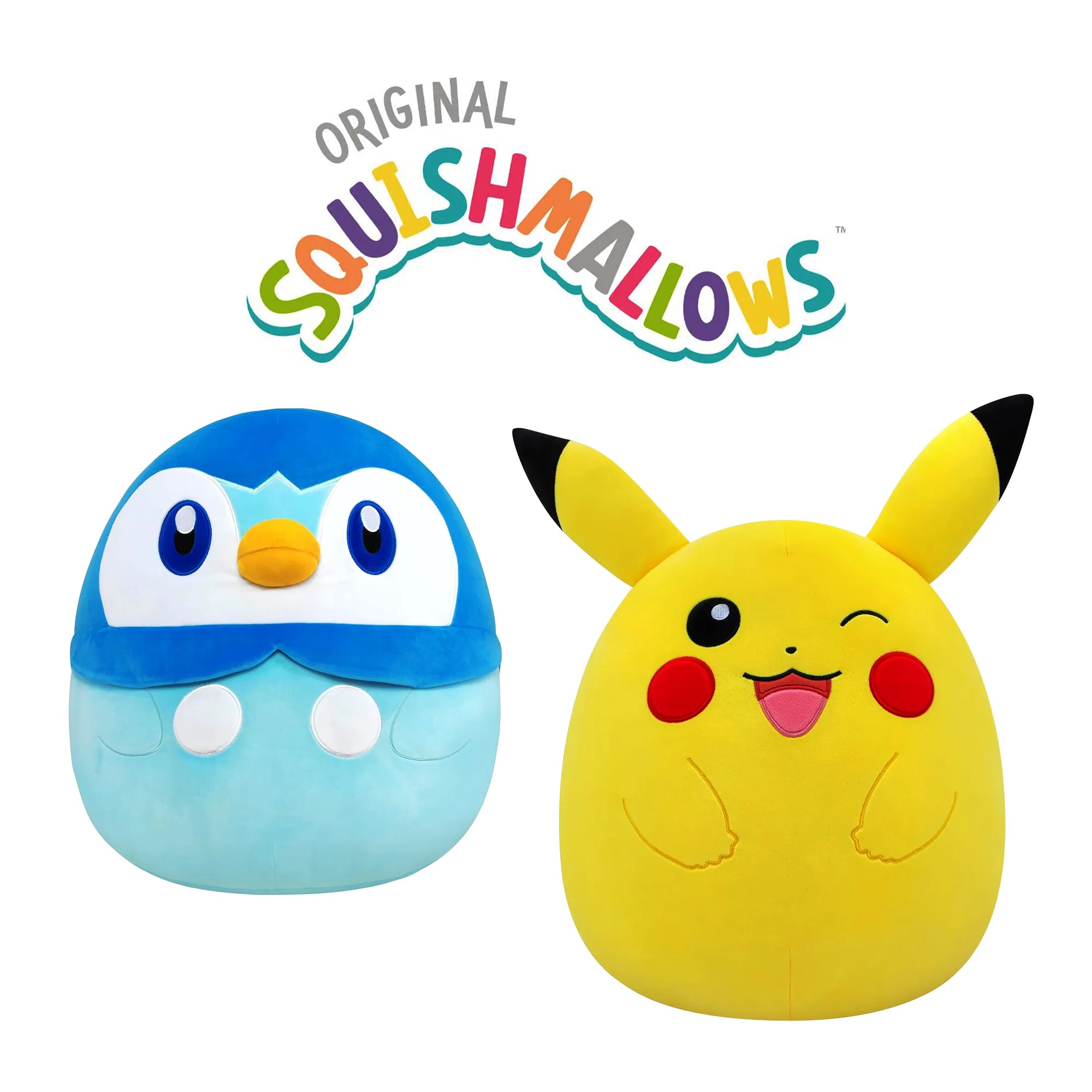 Squishmallows 10" Pikachu & Piplup Bundle - Age 3+ - Brown's Hobby & Game