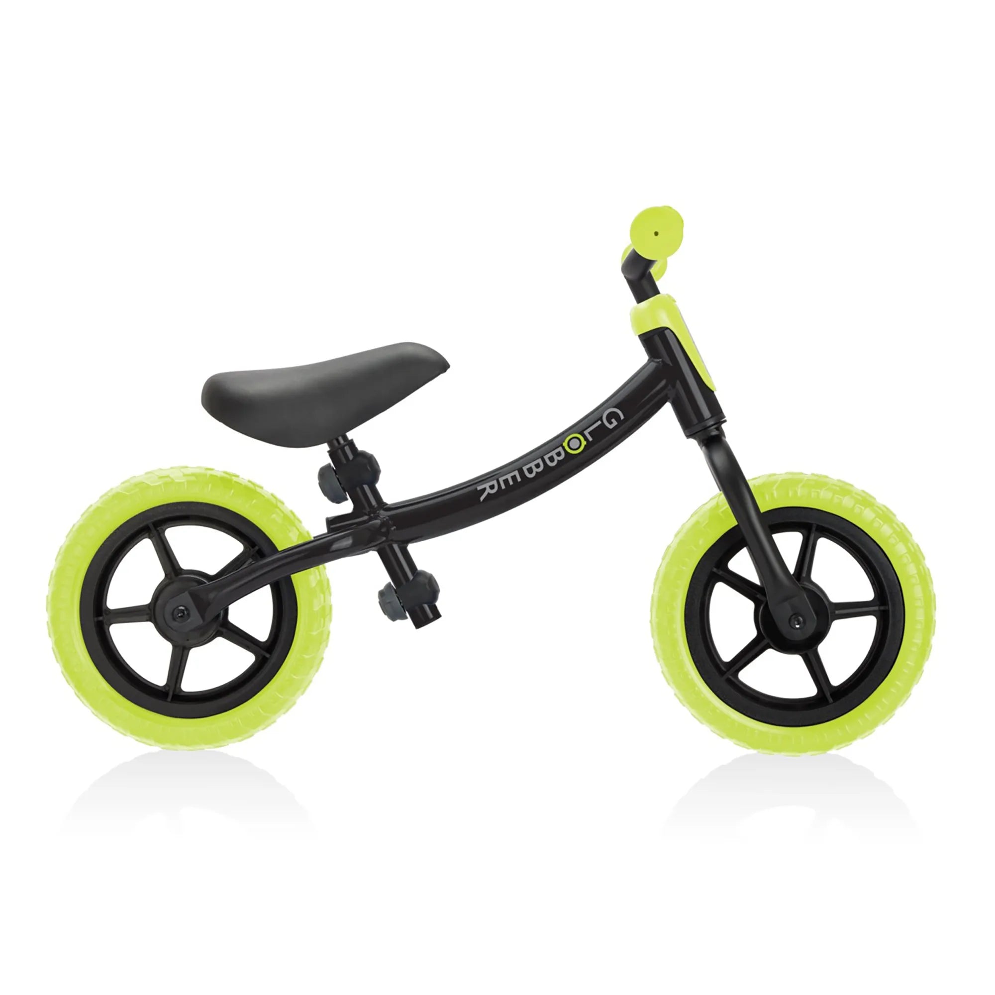 Globber Go Bike Balance Bike - Lime Green - 'New Model' - Ages 2-5 yrs - Brown's Hobby & Game