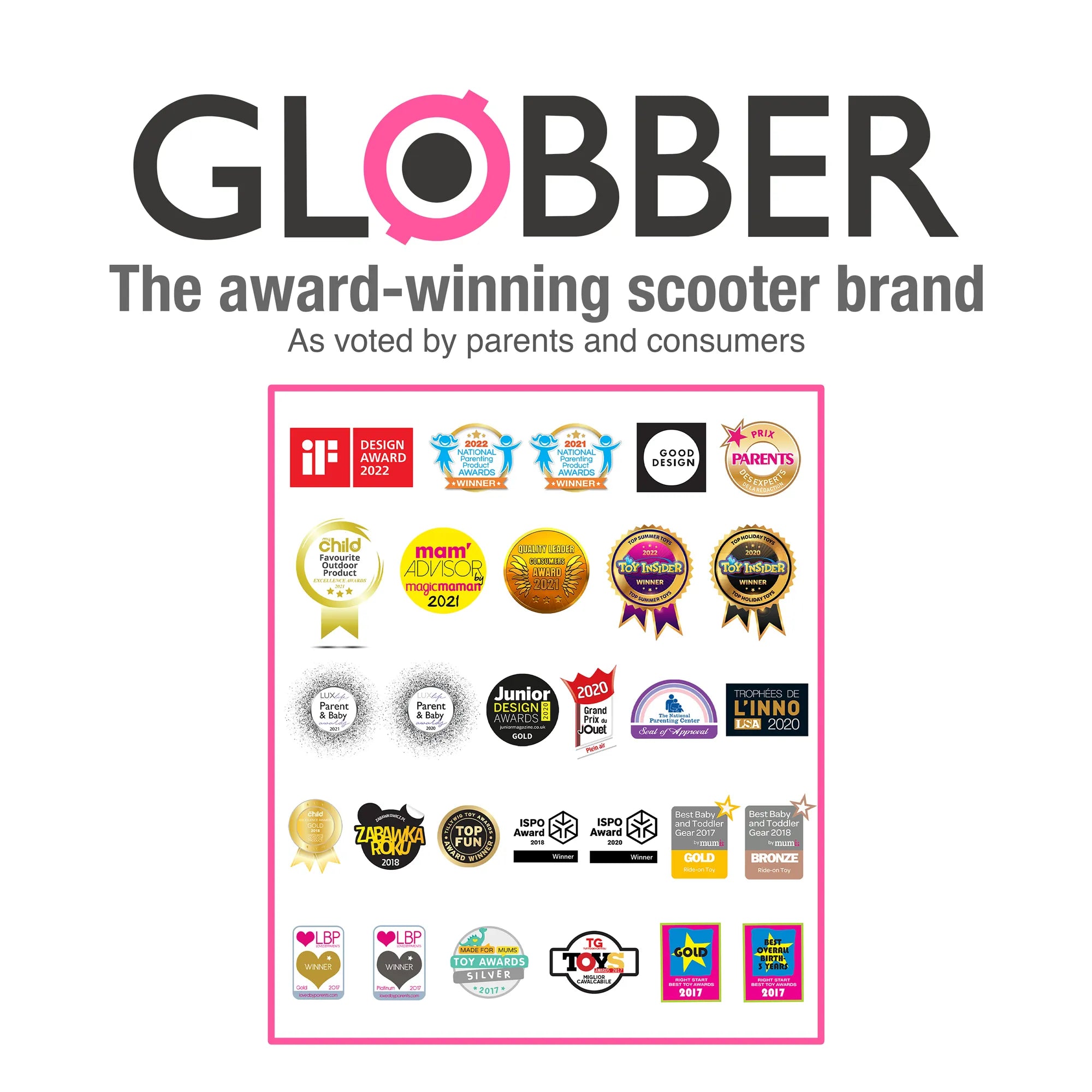 Globber One K E-Motion 4 - Pink - Award-Winning e-Scooter - Age 8-14+ - Brown's Hobby & Game