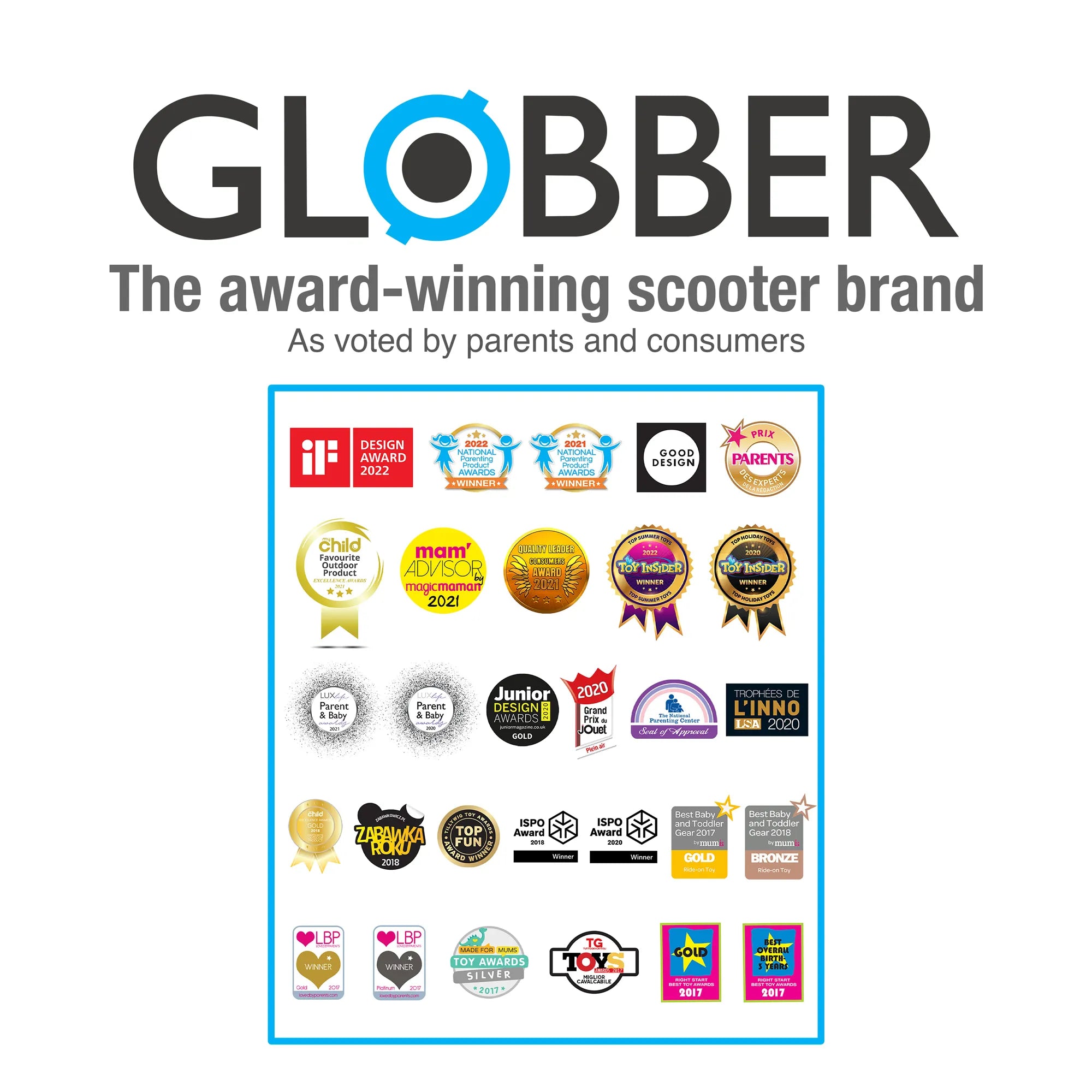 Globber One K E-Motion 10 - Black & Sky Blue - Award-Winning e-Scooter - Ages 8-14+ - Brown's Hobby & Game