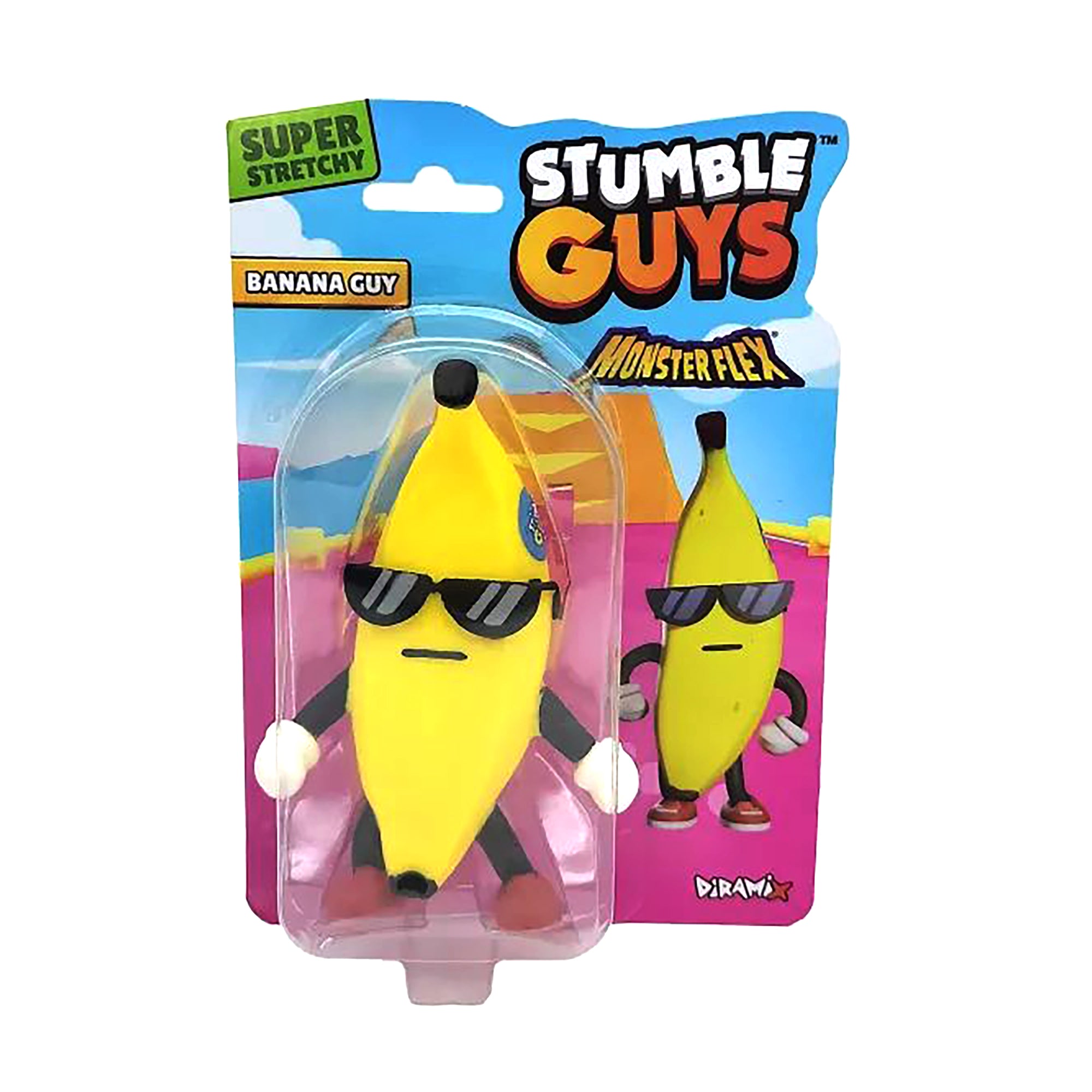 Stumble Guys Monster Flex - Banana Guy - Collectible - Ages 6-Adult - Brown's Hobby & Game