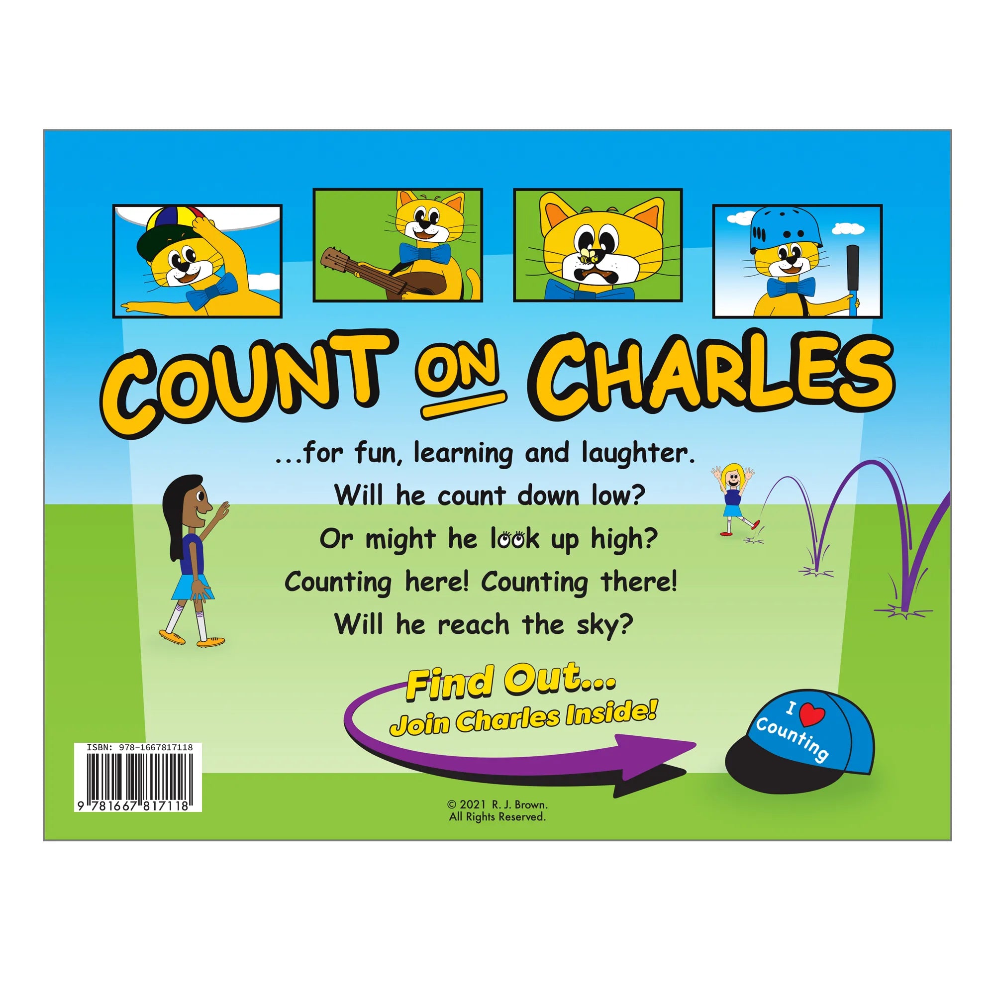 Charles The Counting Cat: A Laugh & Learn Adventure - Hardcover - Brown's Hobby & Game