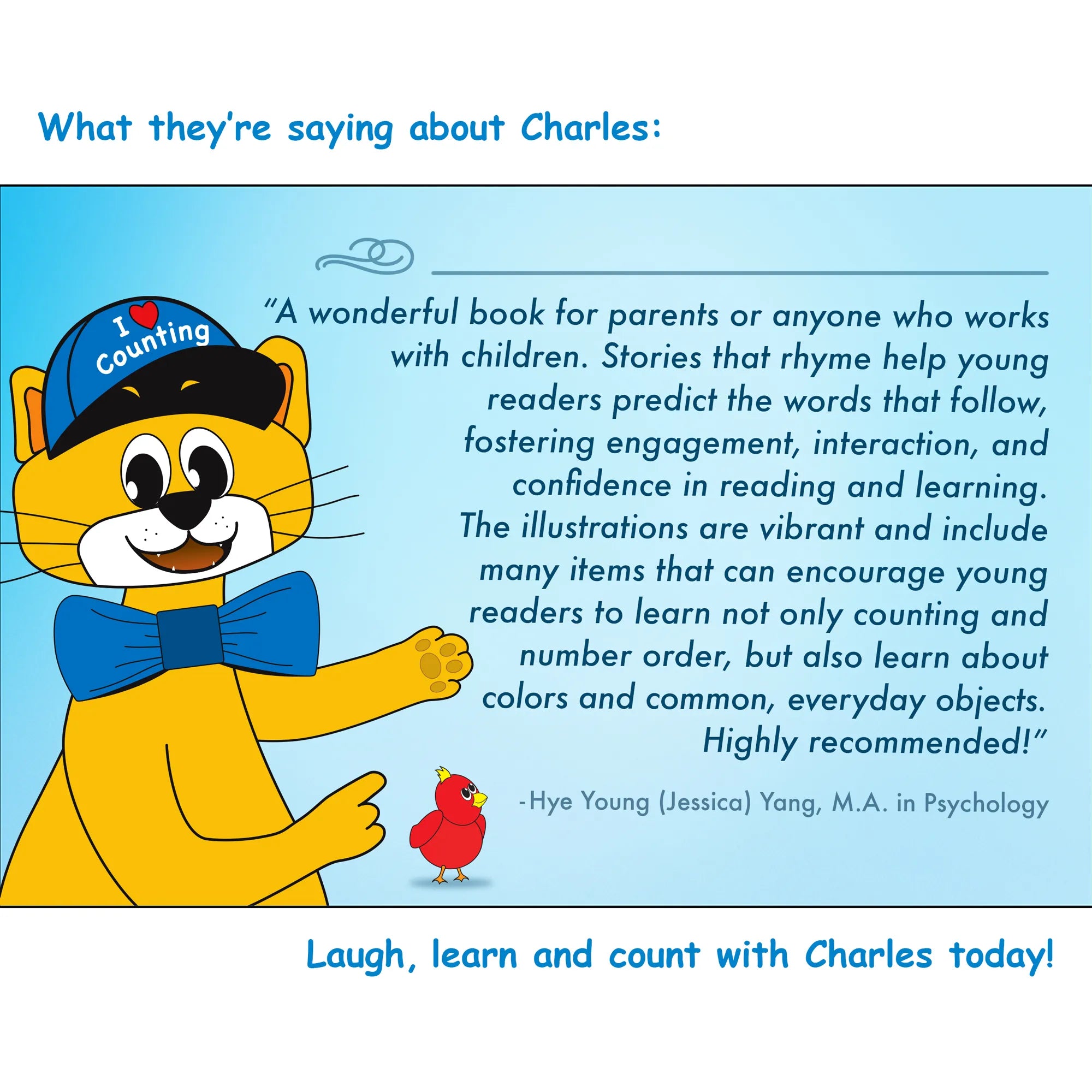 Charles The Counting Cat: A Laugh & Learn Adventure - Hardcover - Brown's Hobby & Game