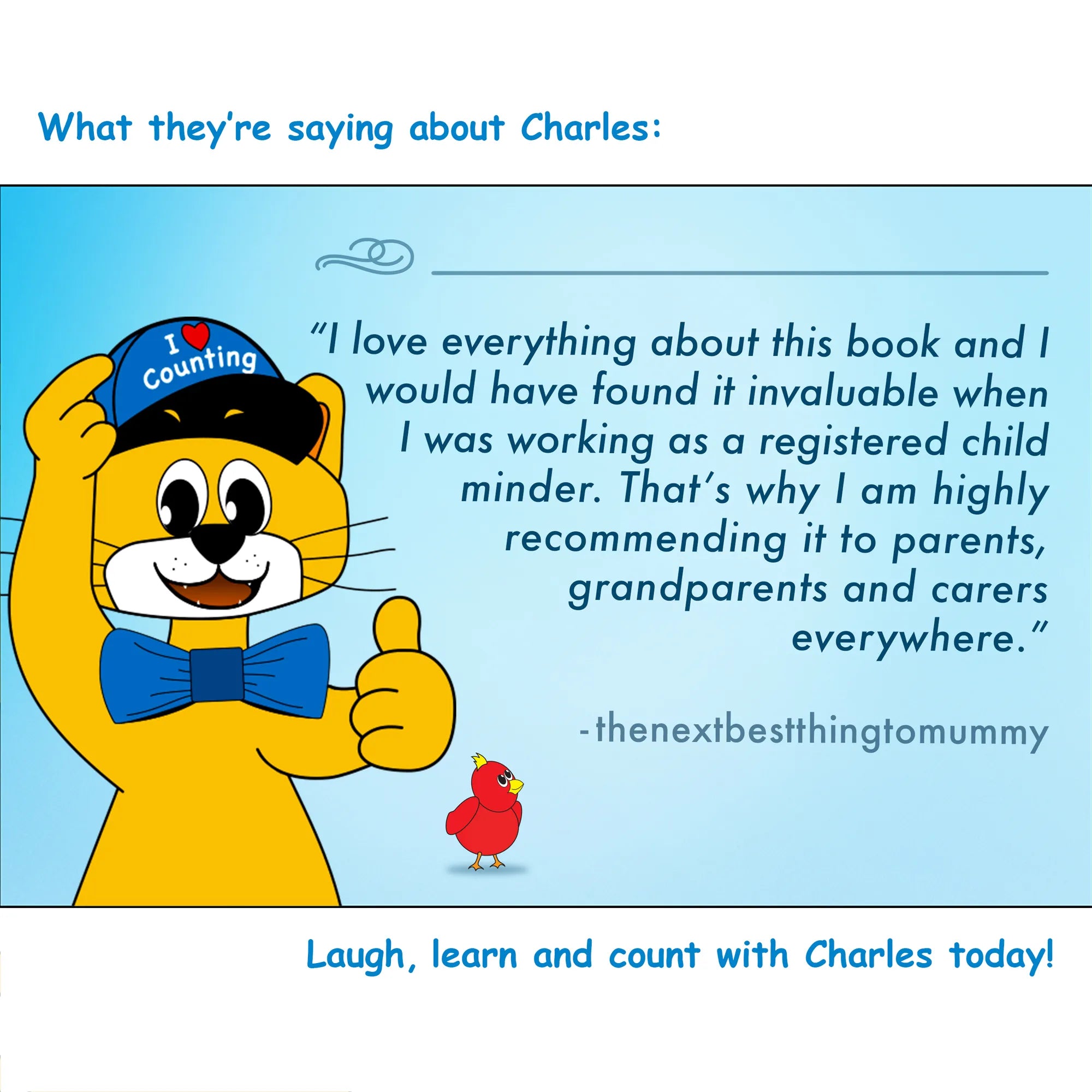 Charles The Counting Cat: A Laugh & Learn Adventure - Hardcover - Brown's Hobby & Game