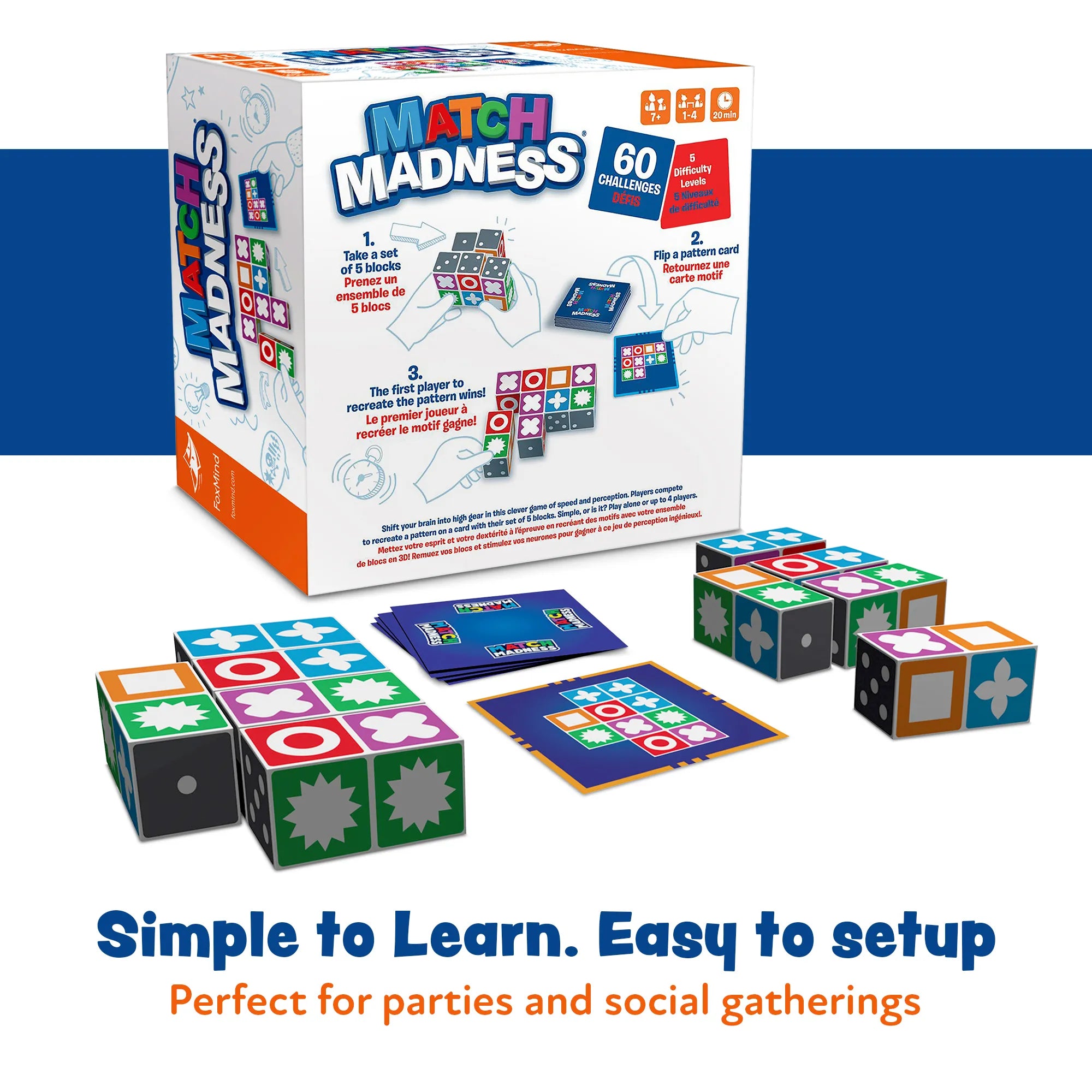 Match Madness - The Award-Winning Pattern Matching Game - Age 7+ - Brown's Hobby & Game