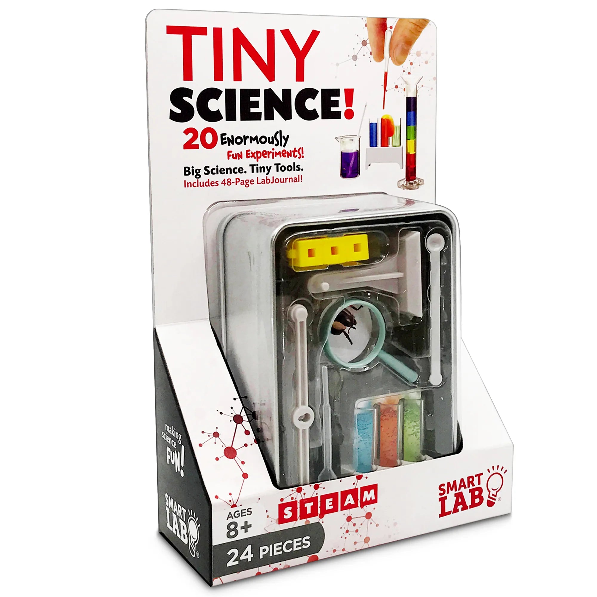 SmartLab Tiny Science! - 20 Enormously Fun Experiments! - Age 8+ - Brown's Hobby & Game