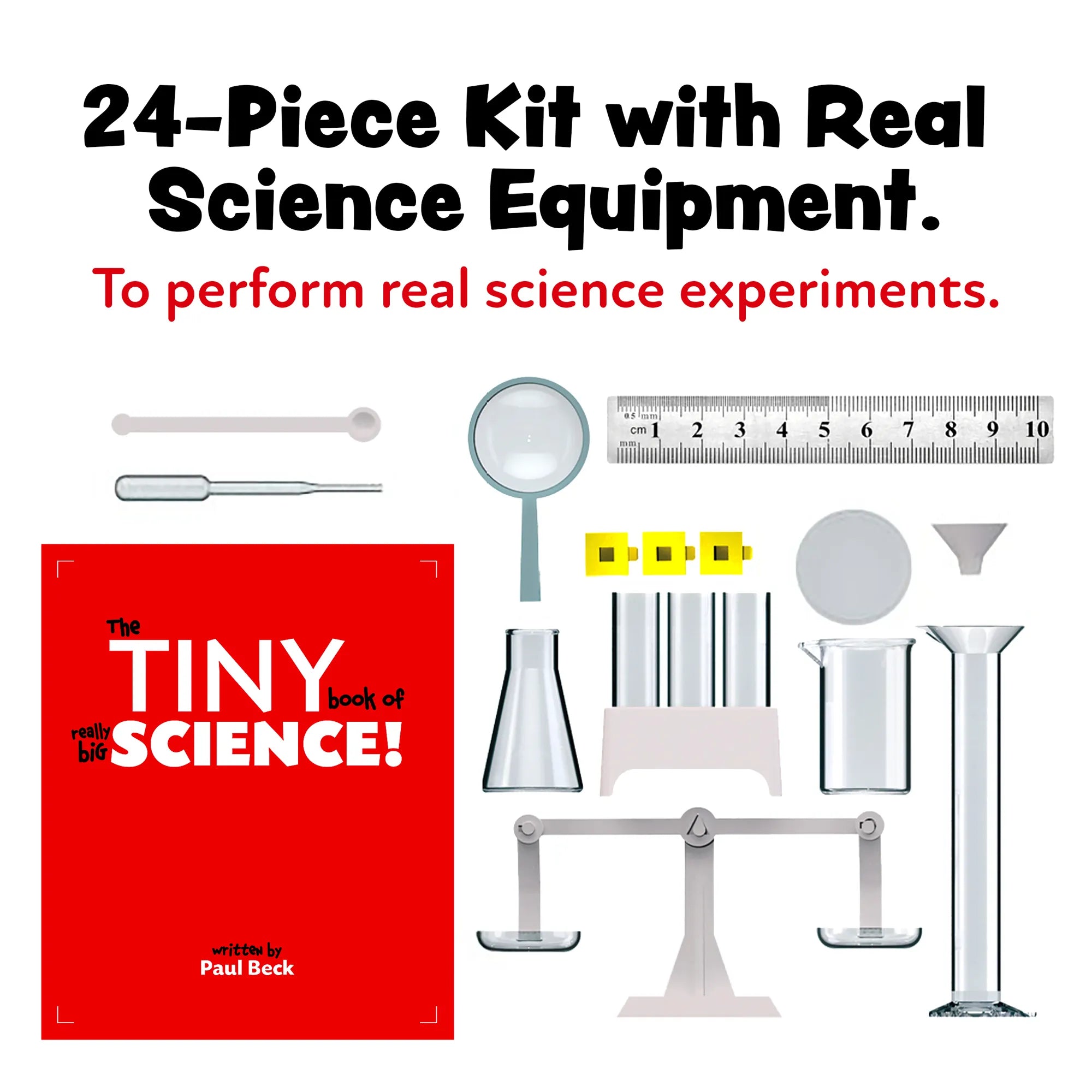 SmartLab Tiny Science! - 20 Enormously Fun Experiments! - Age 8+ - Brown's Hobby & Game